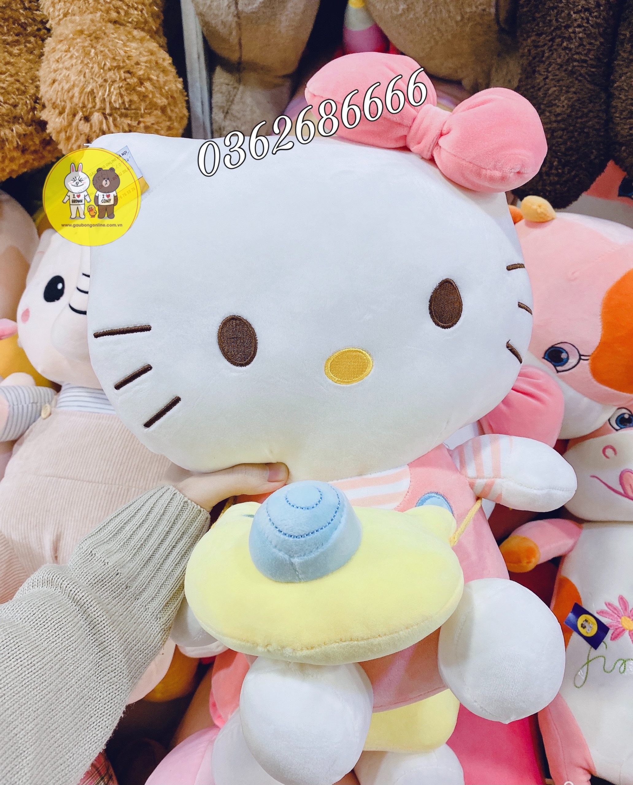 Gấu Bông Hello Kitty Máy Ảnh - Gấu Bông Online Cao Cấp